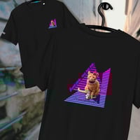 Image 9 of Ginger cats punk rock retro tshirt 100% cotton relaxed fit 