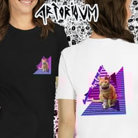 Image 3 of Ginger cats punk rock retro tshirt 100% cotton relaxed fit 