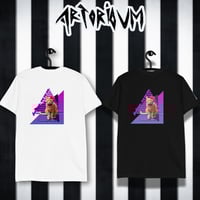 Image 1 of Ginger cats punk rock retro tshirt 100% cotton relaxed fit 