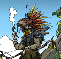 Image 2 of Bow man (Print)