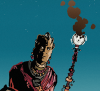 Image 2 of The Wizard and the Lion (Print)