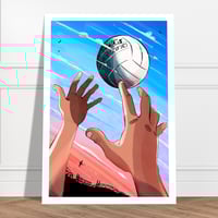 Image 1 of Reach For The Sky • GAA Gaelic Football Illustration Print