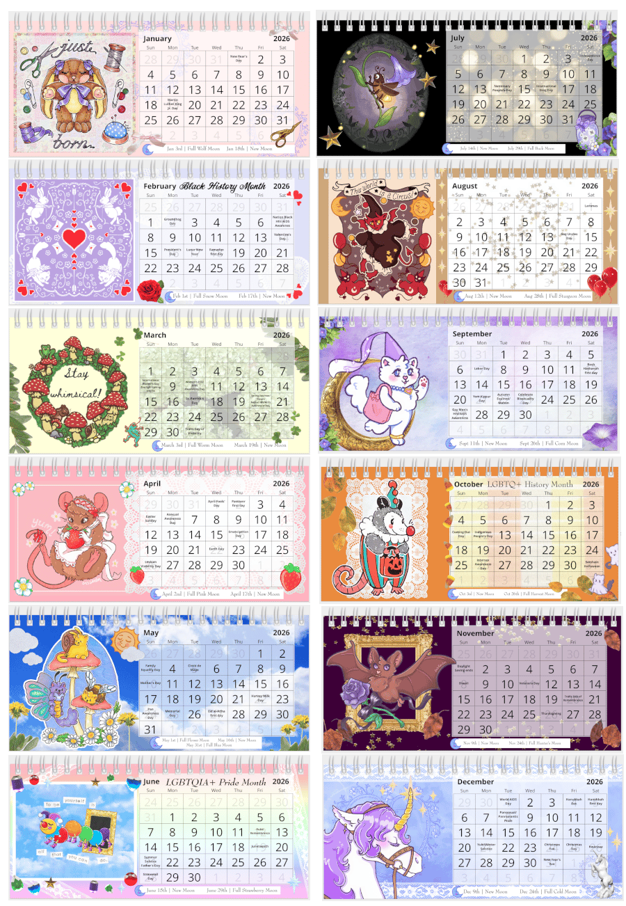 Image of 2026 Desk Calendar Pre-Order
