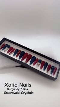 Image 1 of Burgundy/ Blue 