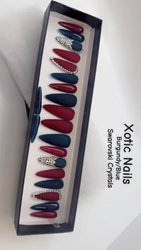 Image 2 of Burgundy/ Blue 