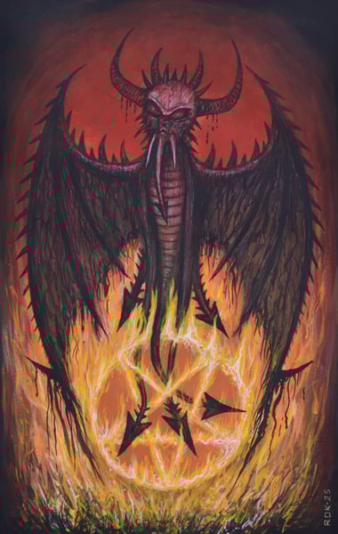 Image of DEMONIKK - original painting