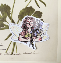 Image 1 of Fairy bouquet sticker