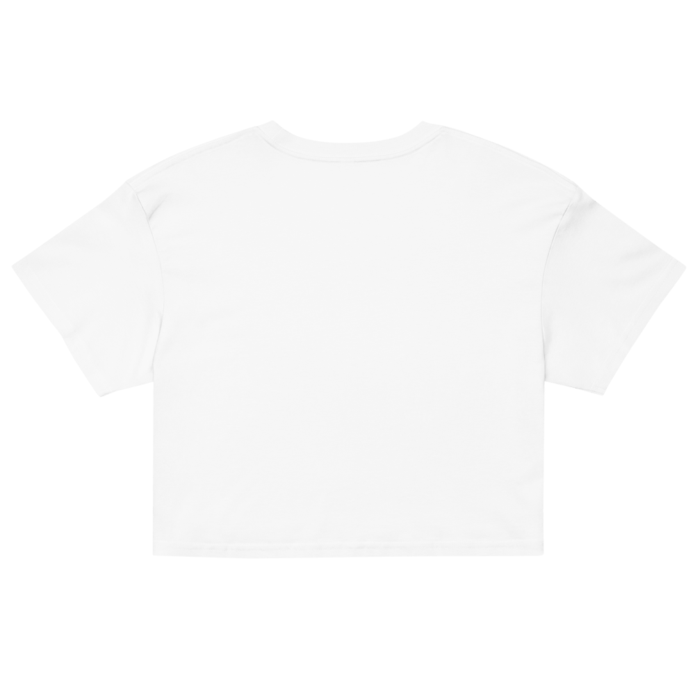 Universe Makes Wishes Crop Top  - White