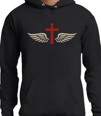 Image 2 of "ARCHED WINGS" HOODIE