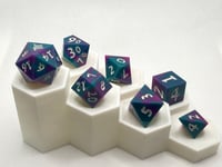 Image 2 of Melted Crayon - Teal & Violet