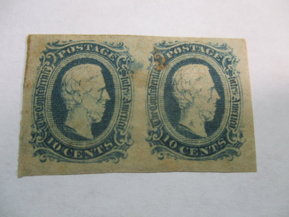 #203-CIVIL WAR SALE: HUGE GROUP 20 CONFEDERATE STAMPS AS SINGLES & PAIRS+STRIP OF 3 & BLOCK OF SIX