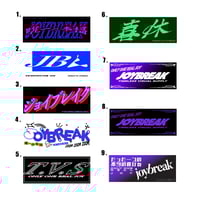 Image 2 of Printed Stickers T2