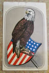 #201-CIVIL WAR SALE: OLD ABE THE EAGLE & UNION ARMY MASCOT TWO-SIDED POSTCARD  