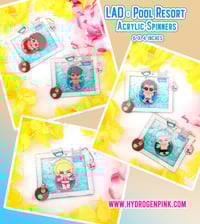 Image 1 of LAD: Pool Resort Acrylic Spinners