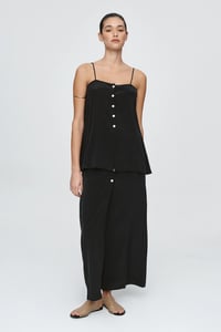Image 1 of marle yina top black silk