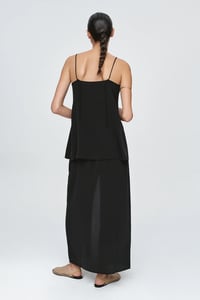 Image 3 of marle yina top black silk