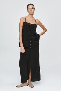 Image 5 of marle yina top black silk