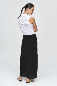 Image 2 of marle louella skirt black silk