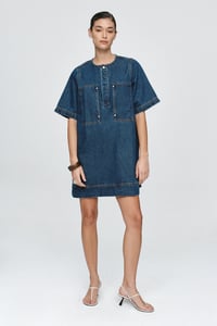 Image 2 of marle patch pocket dress denim