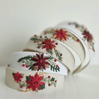 Image 1 of Embroidery christmas headbands 