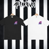 Image 1 of Tortoiseshell cats punk rock retro tshirt 100% cotton relaxed fit 