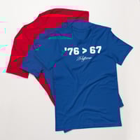 Image 2 of Thomas Jefferson '76 > 6-7 Front Only Make History Fun Shirt