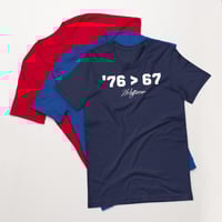Image 4 of Thomas Jefferson '76 > 6-7 Front Only Make History Fun Shirt