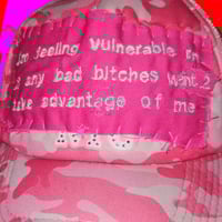 Image 2 of im feeling vulnerable rn if any bad bitches want to take advantage of me (the hat)