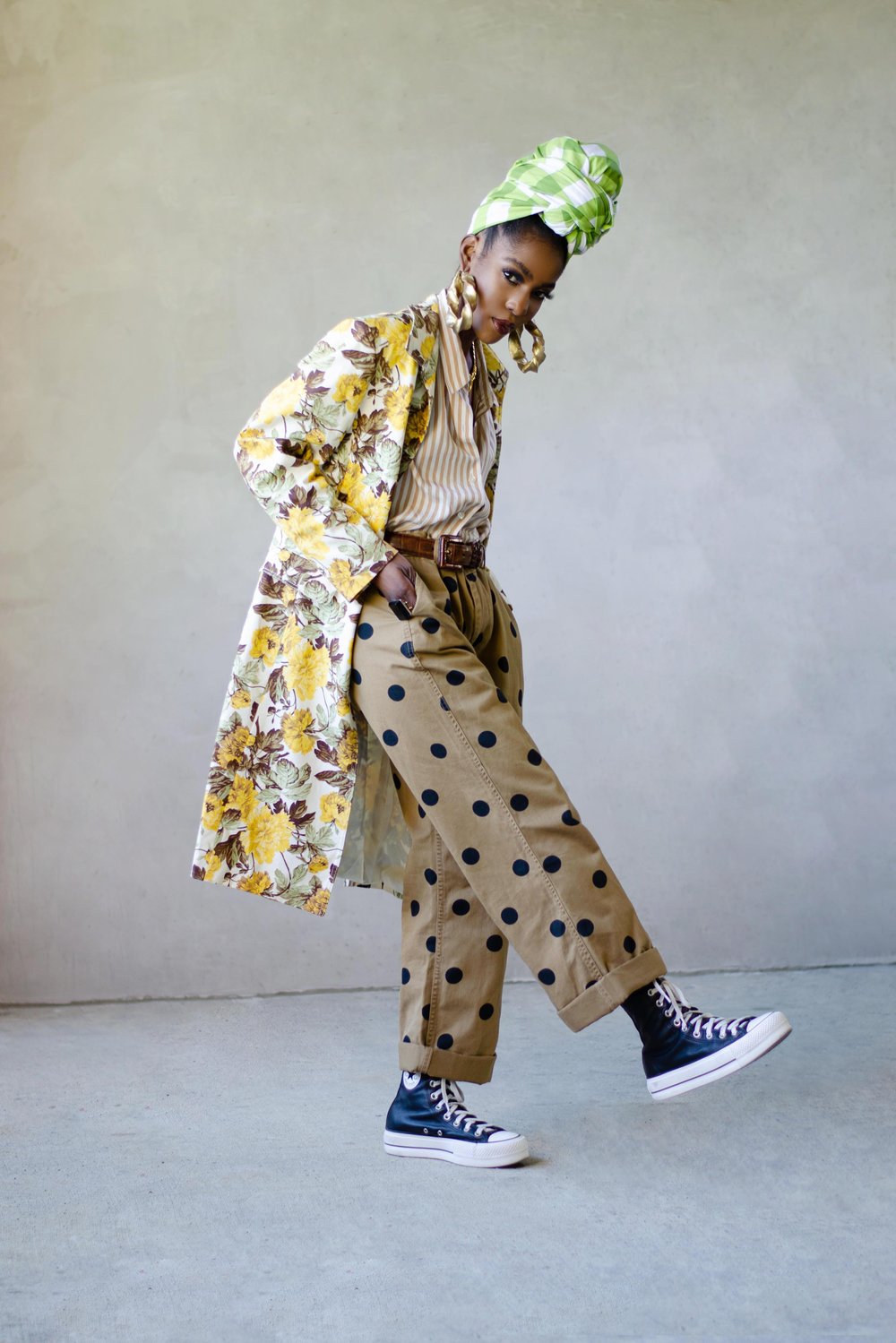 Image of Modern J. Crew Polka Dot Flat Front Straight Leg Trousers