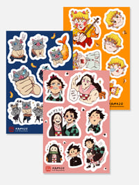 Image 1 of HAMOJU Demon Slayer Sticker Sheet