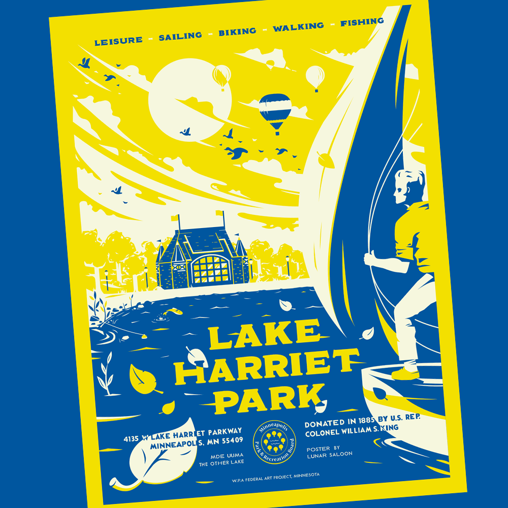 Image of Lake Harriet Print