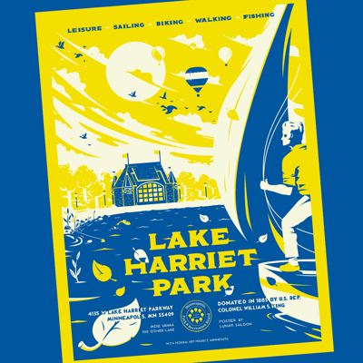 Image of Lake Harriet Print