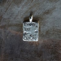 Image 3 of Silver Clown Pendant