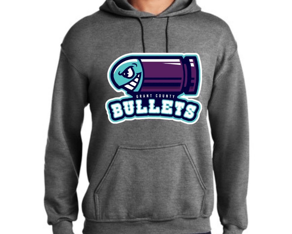 Image of Heather Grey Bullets Hoodie