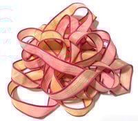 Image 3 of 1PC. STARFISH 42" hand dyed wrist wrap bracelet silk ribbon//Yoga wrist wrap bracelet ribbon