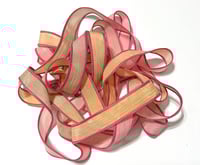Image 5 of 1PC. STARFISH 42" hand dyed wrist wrap bracelet silk ribbon//Yoga wrist wrap bracelet ribbon