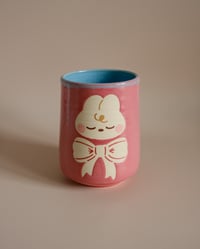 Image 1 of Big Bow Bunny large latte mug