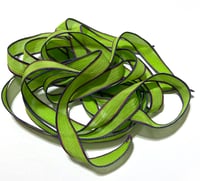 Image 1 of 1PC. FRANKENSTEIN 42" hand dyed wrist wrap bracelet silk ribbon//Yoga wrist wrap bracelet ribbon