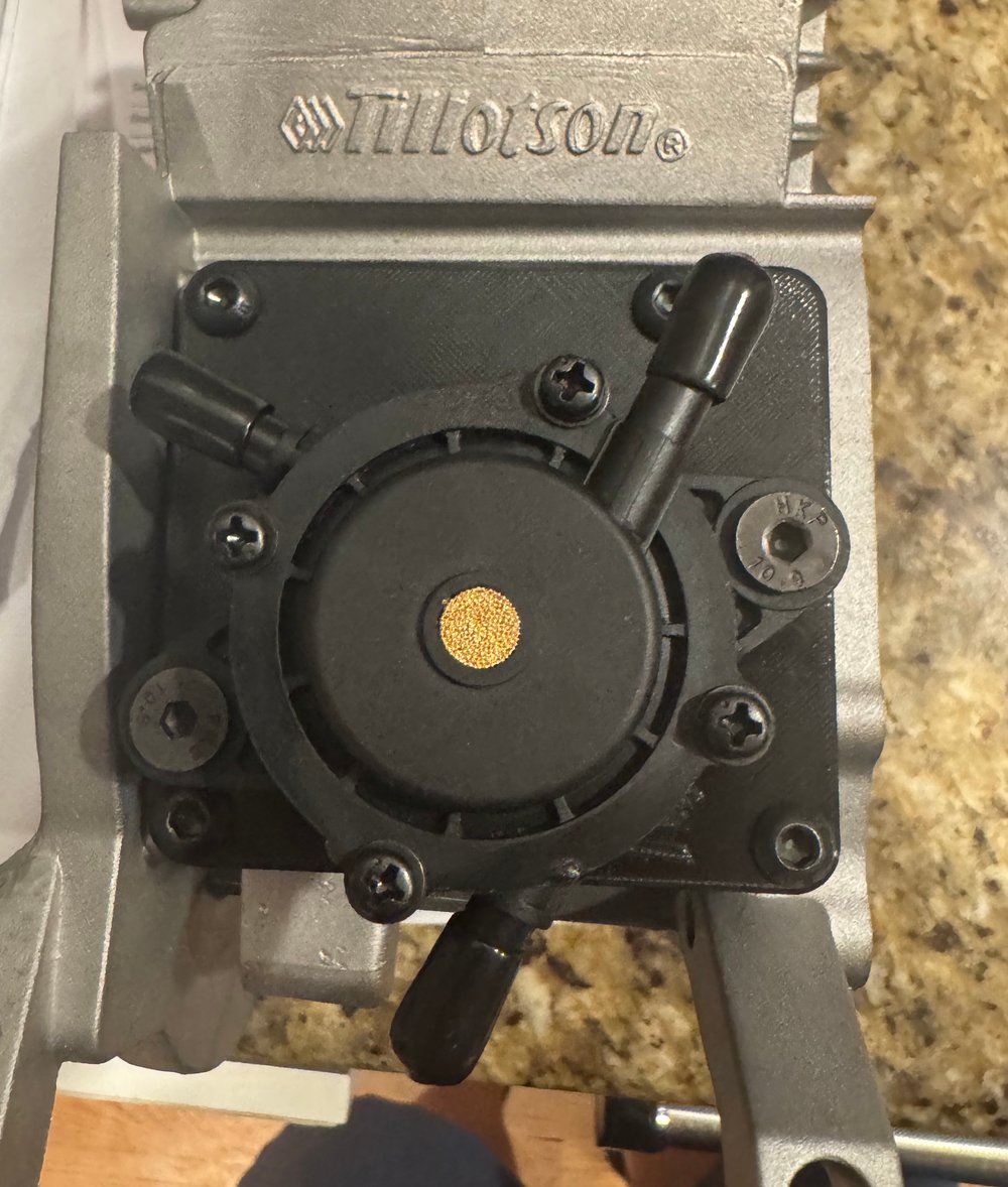 THB Team Spec Fuel pump mount with pump