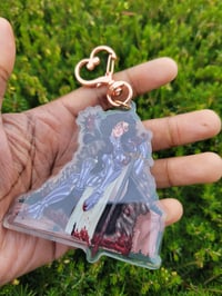 Image 3 of Knight Stevie After Battle || 3" in Acrylic Epoxy Keychain