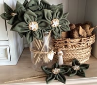 Memory Flowers custom created from a clients loved ones very special tops 