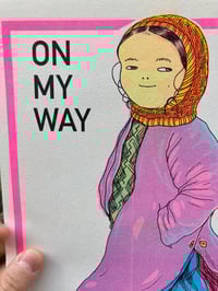Image 2 of On My Way To Fuck Shit Up - A4 Risograph Poster