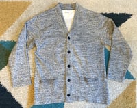 Image 1 of Burgus Plus by Hinoya knit cotton cardigan sweater, size L