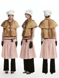 Image 3 of Two-tone printed short-sleeve jacket