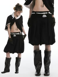 Image 5 of Thickened fleece-lined trench coat set