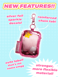 Image 3 of UPDATED sparkle oshi pouches (fits 10cm nui) for ita bags version 2