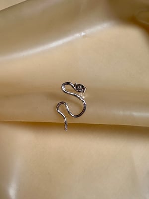 Image of "Serpent" molten earring