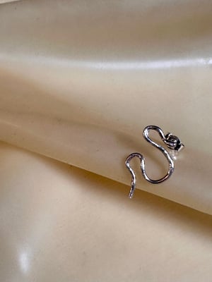 Image of "Serpent" molten earring