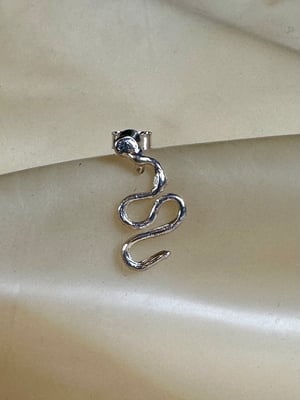 Image of "Entrails" molten earring