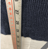 Image 5 of New Carolyn Taylor Long Sleeve Navy Blue Causal Knit Sweater Size Medium Women